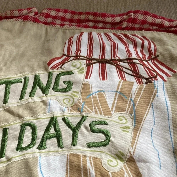 St. Nicholas Square Kohl’s Holiday Christmas Mason Jar Plaid Place Mat Decor - Picture 5 of 7